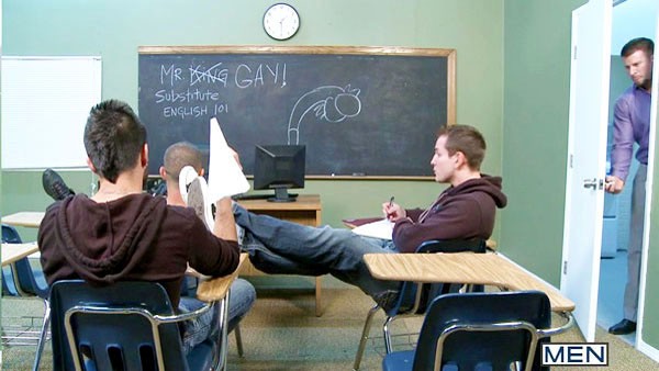 600px x 338px - Substitute Teacher from Men.com at JustUsBoys - Gallery 26619